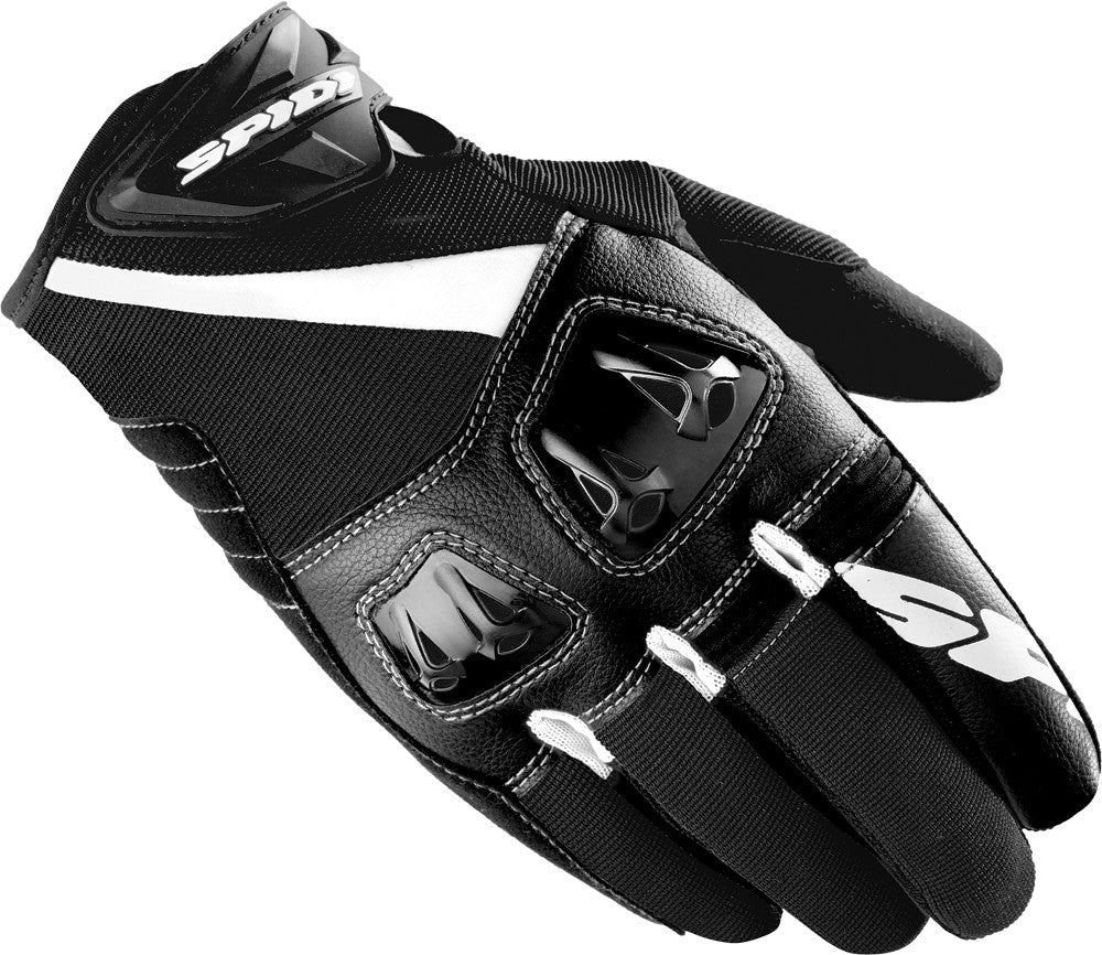 SPIDI Flash-R Tex Gloves Black/White 3x B59K3-011-3X=3EA