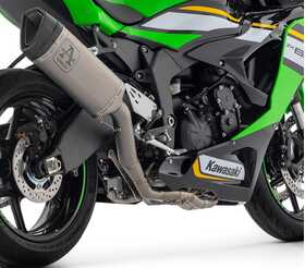 71208PTZ Arrow full Exhaust COMPETITION PISTA  Titanium  STEEL COLLECTORS for ZX-6R 636 2024-25
