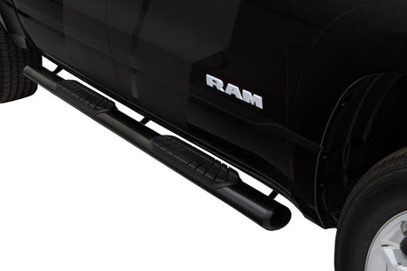 Lund 10-17 Dodge Ram 2500 Crew Cab 4in. Oval Straight Steel Nerf Bars - Black 23684781