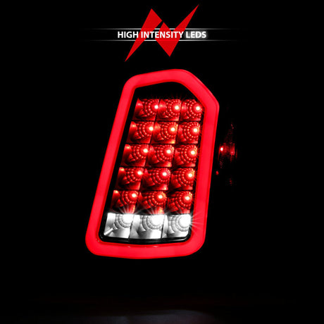 ANZO 11-14 Chrysler 300 LED Taillights Black w/ Sequential 321343