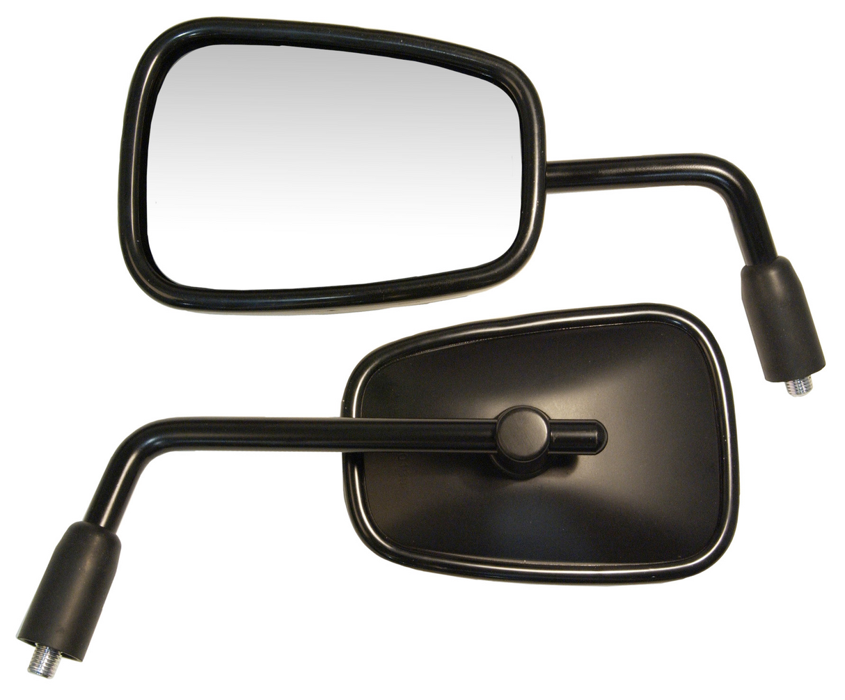 EMGO Mirror - Side View - Rectangular - Black - Right 20-29741