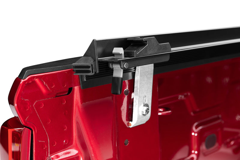 Lund 07-17 Chevy Silverado 1500 (8ft. Bed) Genesis Roll Up Tonneau Cover - Black 96094