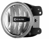 KC HiLiTES 10-18 Jeep JK 4in. Gravity G4 LED Light 10w SAE/ECE Clear Fog Beam (Single) 1497