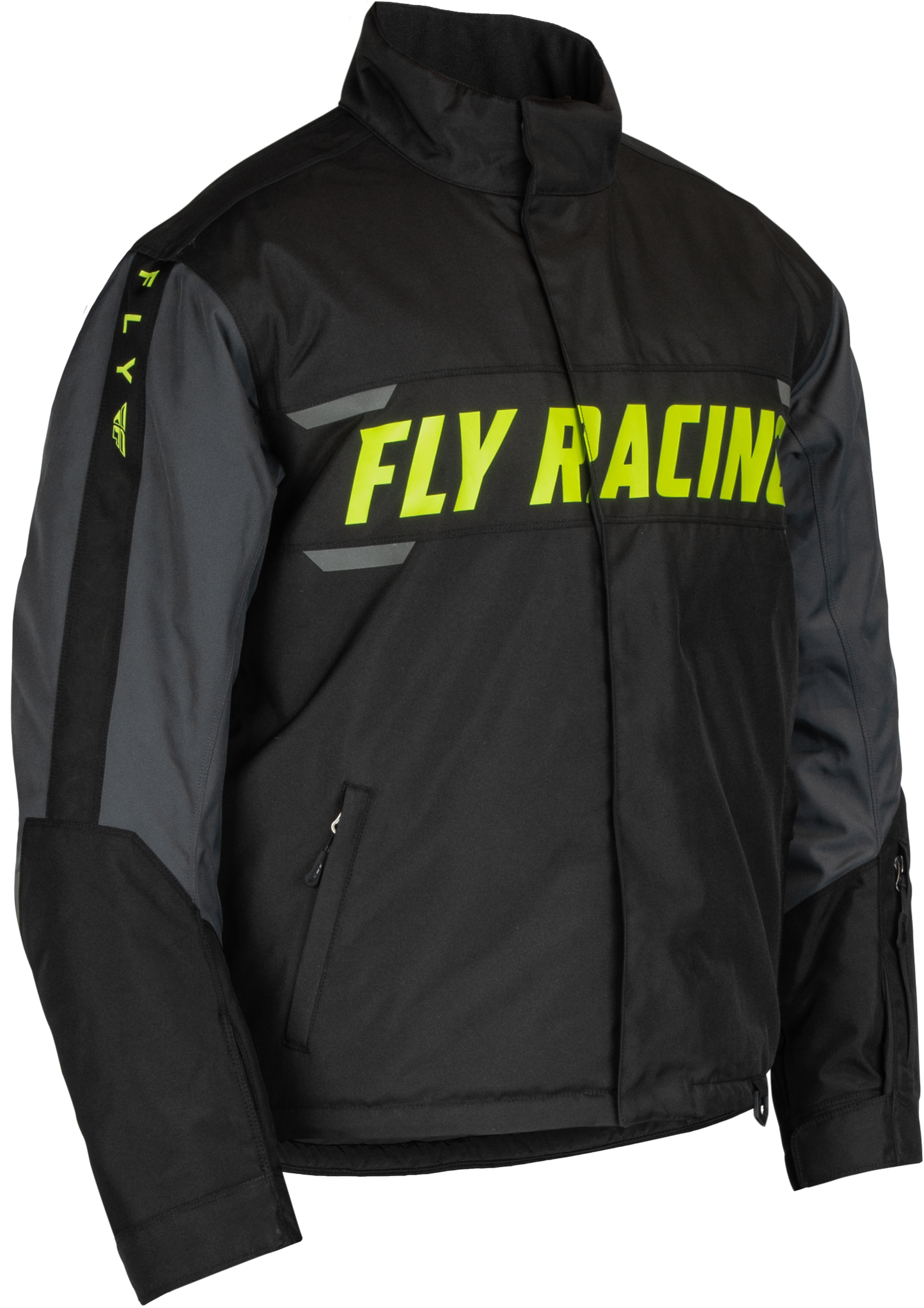 FLY RACING Outpost Jacket Black/Grey/Hi-Vis Lg 470-5503L