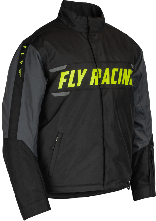 FLY RACING Outpost Jacket Black/Grey/Hi-Vis Sm 470-5503S