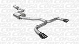 Corsa 14-15 Volkswagen GTI Mk7 Black Sport 3.0in Cat-Back Dual Rear Exit with Single Pro-Series Tips 14834BLK