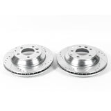 Power Stop 07-15 Audi Q7 Rear Evolution Drilled & Slotted Rotors - Pair EBR1013XPR