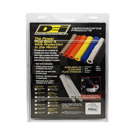 DEI Protect-A-Boot - 6in - 8-pack - Black 10512