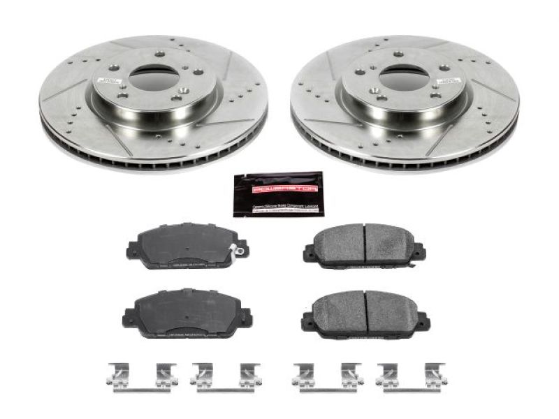 Power Stop 13-19 Honda Accord Front Z23 Evolution Sport Brake Kit K6515
