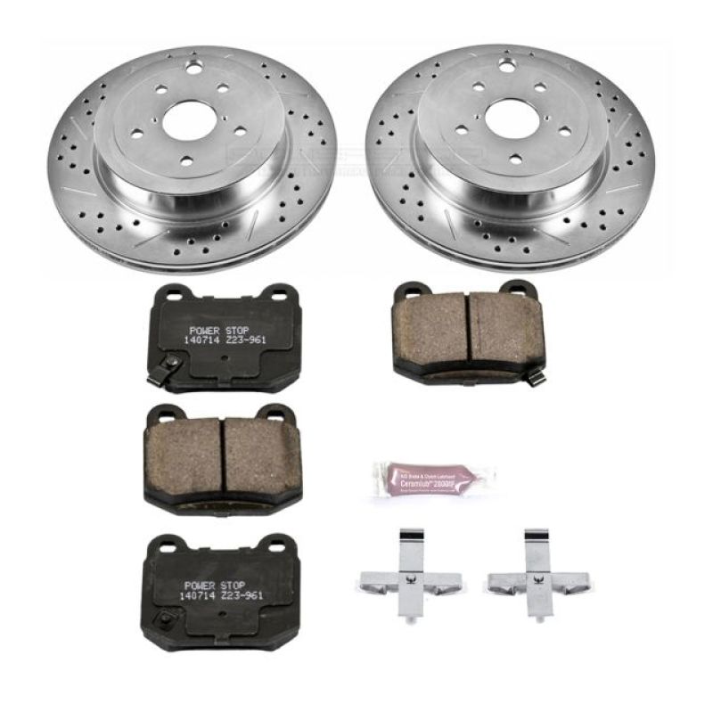 Power Stop 08-14 Subaru Impreza Rear Z23 Evolution Sport Brake Kit K5305