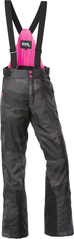 DSG Craze Bib Xl Black/Camo/Pink 97227