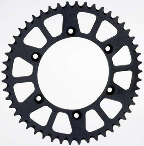 SUNSTAR Rear Sprocket Aluminum 49t-520 Blk Hon/Yam 5-359249BK