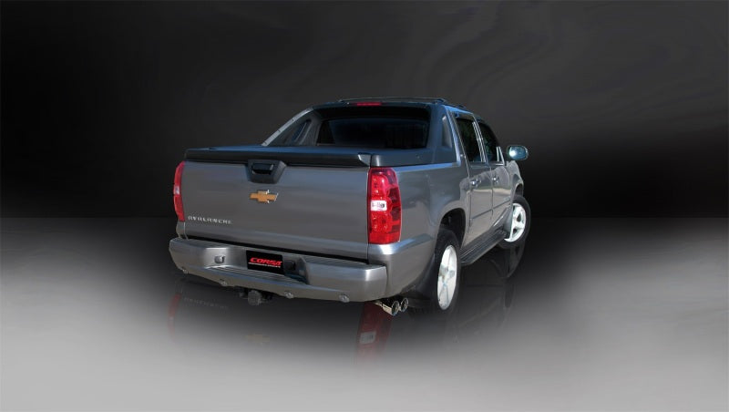 Corsa 07-08 Chevrolet Suburban 1500 5.3L V8 Polished Sport Cat-Back Exhaust 14246