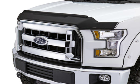AVS 06-17 Ford Expedition Aeroskin II Textured Low Profile Hood Shield - Black 436033