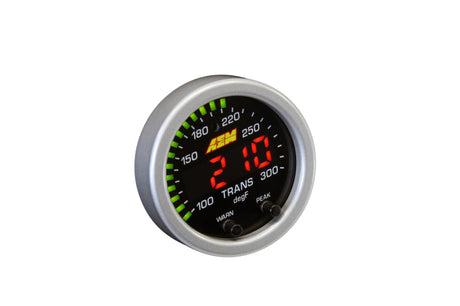 AEM X-Series Temperature 100-300F Gauge Kit (ONLY Black Bezel and Water Temp. Faceplate) 30-0302