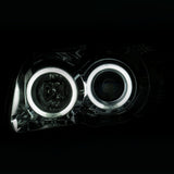 ANZO 2006-2009 Toyota 4Runner Projector Headlights w/ Halo Chrome 111321