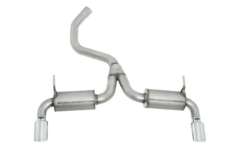 Gibson 14-21 Jeep Cherokee 3.2L 2.5in/2.25in Black Elite Cat-Back Dual Split Exhaust - Stainless 617208B