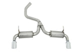 Gibson 14-21 Jeep Cherokee 3.2L 2.5in/2.25in Black Elite Cat-Back Dual Split Exhaust - Stainless 617208B