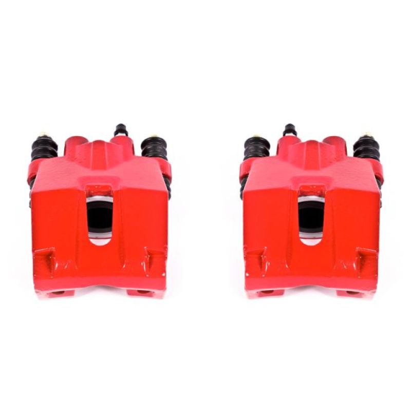 Power Stop 04-11 Ford F-150 Rear Red Calipers w/o Brackets - Pair S4858