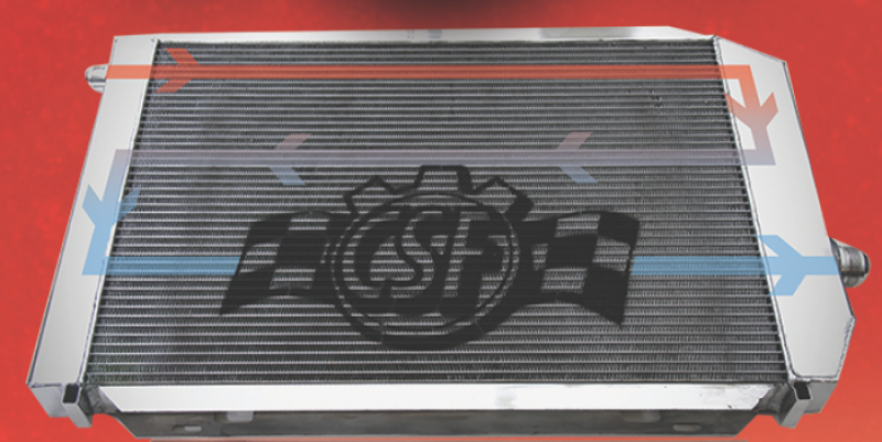 CSF Universal Triple Pass Dual Core Radiator w/AN Fittings 8023