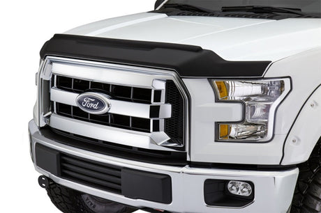 AVS 15-18 Ford F-150 Aeroskin II Textured Low Profile Hood Shield - Black 436096