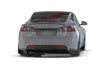 Rally Armor 21-23 Tesla Model S / S Plaid Black UR Mud Flap w/ White Logo MF101-UR-BLK-WH