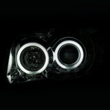 ANZO 2006-2009 Toyota 4Runner Projector Headlights w/ Halo Chrome 111321