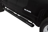 Lund 10-17 Dodge Ram 2500 Crew Cab 4in. Oval Straight Steel Nerf Bars - Black 23684781
