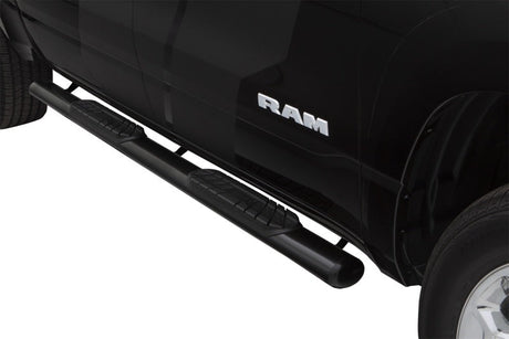 Lund 10-17 Dodge Ram 2500 Crew Cab 4in. Oval Straight Steel Nerf Bars - Black 23684781
