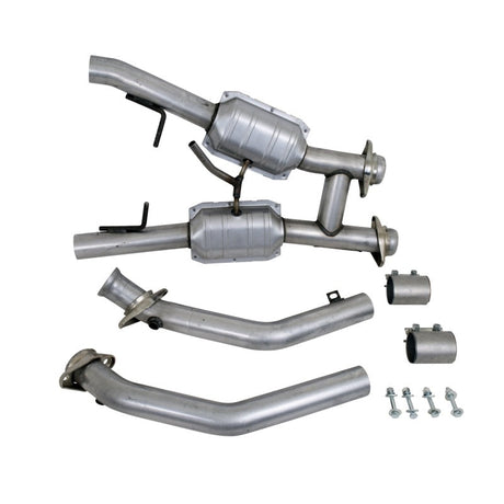 BBK 94-95 Mustang 5.0 High Flow H Pipe With Catalytic Converters - 2-1/2 1563