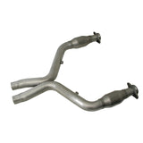 BBK 11-14 Mustang 5.0 Short Mid X Pipe With Catalytic Converters 3.0 For BBK Long Tube Headers 1658
