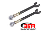 BMR 08-17 Challenger Lower Trailing Arms w/ On-Car Adj. Rod Ends - Black Hammertone LTA112H