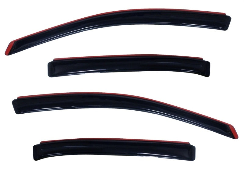 AVS 10-18 Ford Taurus Ventvisor In-Channel Front & Rear Window Deflectors 4pc - Smoke 194194