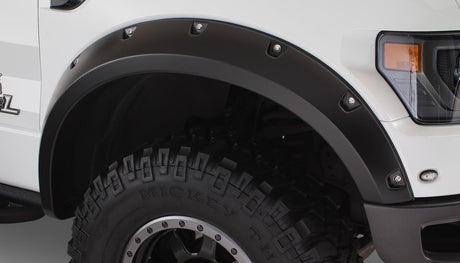 Bushwacker 10-14 Ford F-150 SVT Raptor Pocket Style Flares 4pc - Black 20938-02