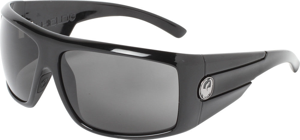 DRAGON Shield Sunglasses Jet Black W/ Grey Lens 720-1976