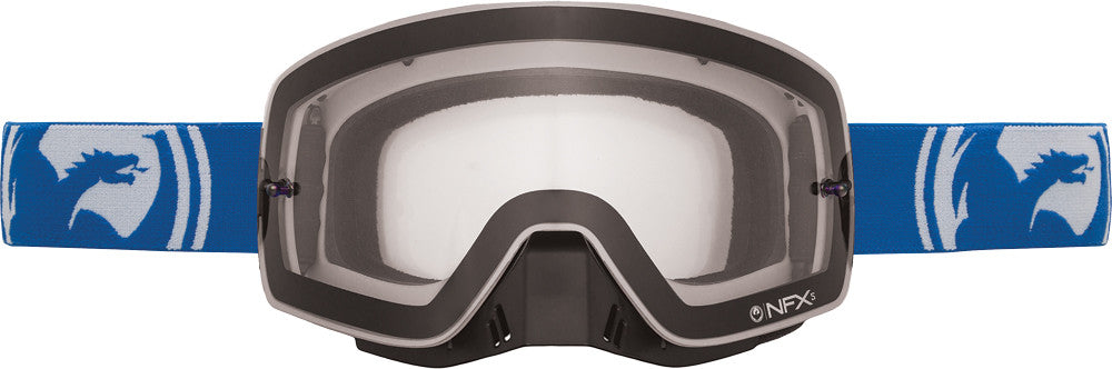 DRAGON Nfxs Blue/White Clear Lens 294566438648