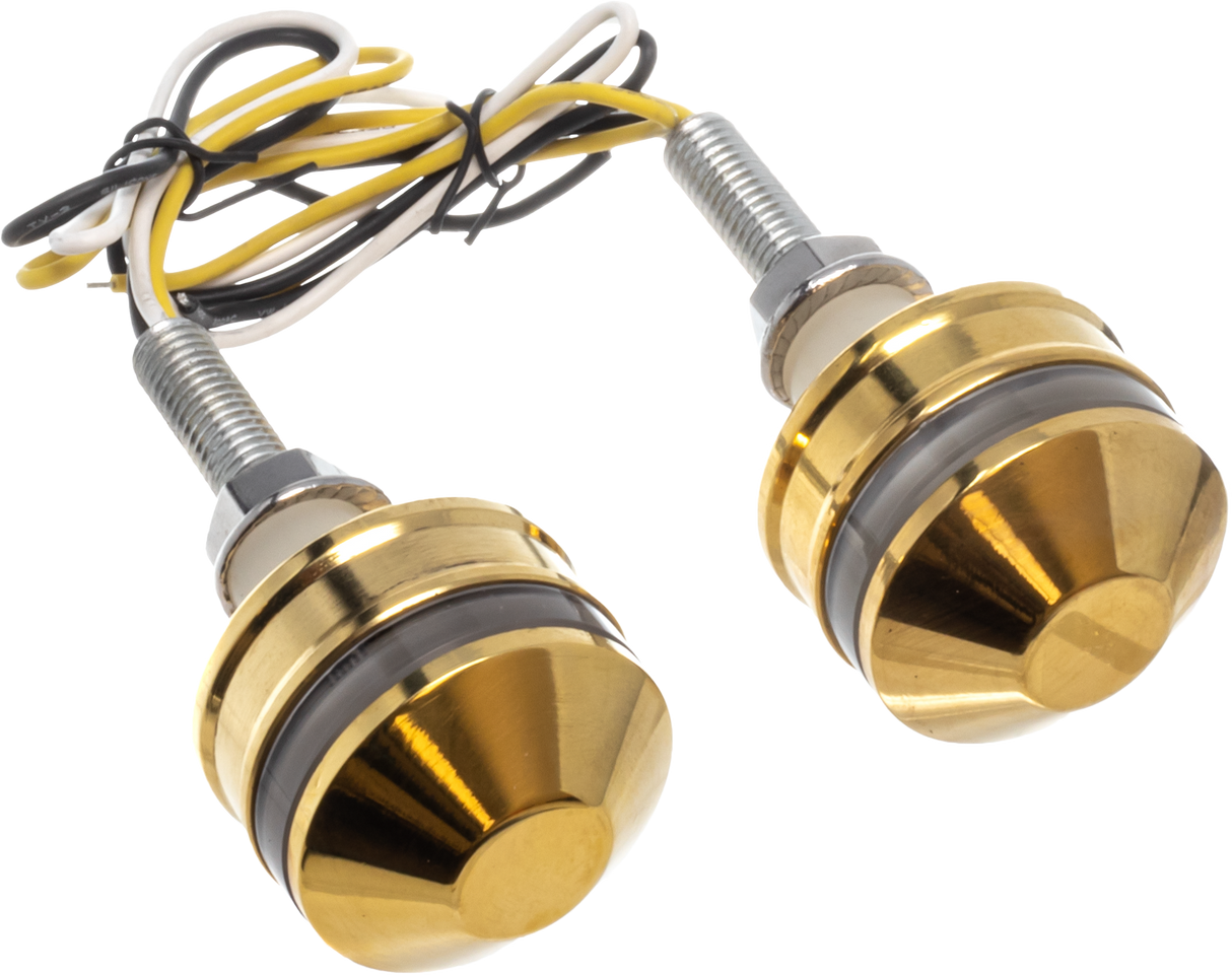 LETRIC LIGHTING COGrip-Light Led Cap Brass White/AmberLLC-NBE-TS