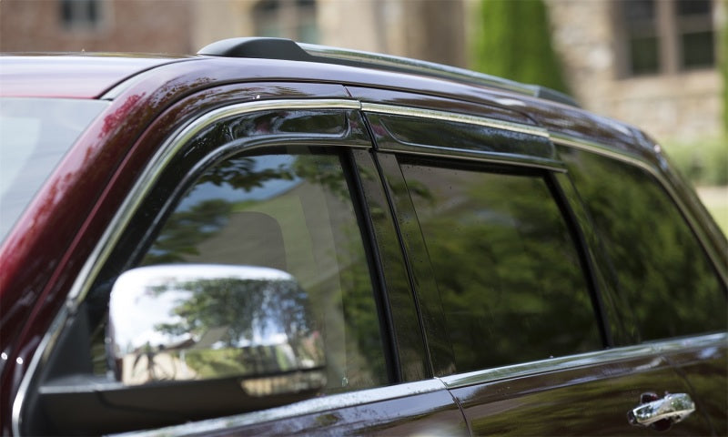 AVS 18-22 Honda Accord Ventvisor Low Profile Window Deflectors 4pc - Smoke w/Chrome Trim 794020