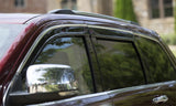 AVS 18-22 Honda Accord Ventvisor Low Profile Window Deflectors 4pc - Smoke w/Chrome Trim 794020