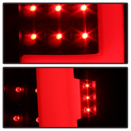 xTune 05-15 Toyota Tacoma (Excl LED Tail Lights) LED Tail Lights - Blk Smk (ALT-ON-TT05-LBLED-BSM) 9038556