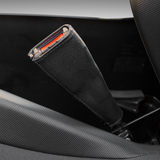 SHOW CHROME Seat Belt Covers - Black H44-5BK