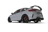 Rally Armor 2023+ Honda Civic Type R Black Mud Flap White Logo MF97-UR-BLK-WH