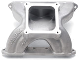 Edelbrock Manifold SBC Victor Spider Glidden 18 Deg Heads Dominator Flange 2858