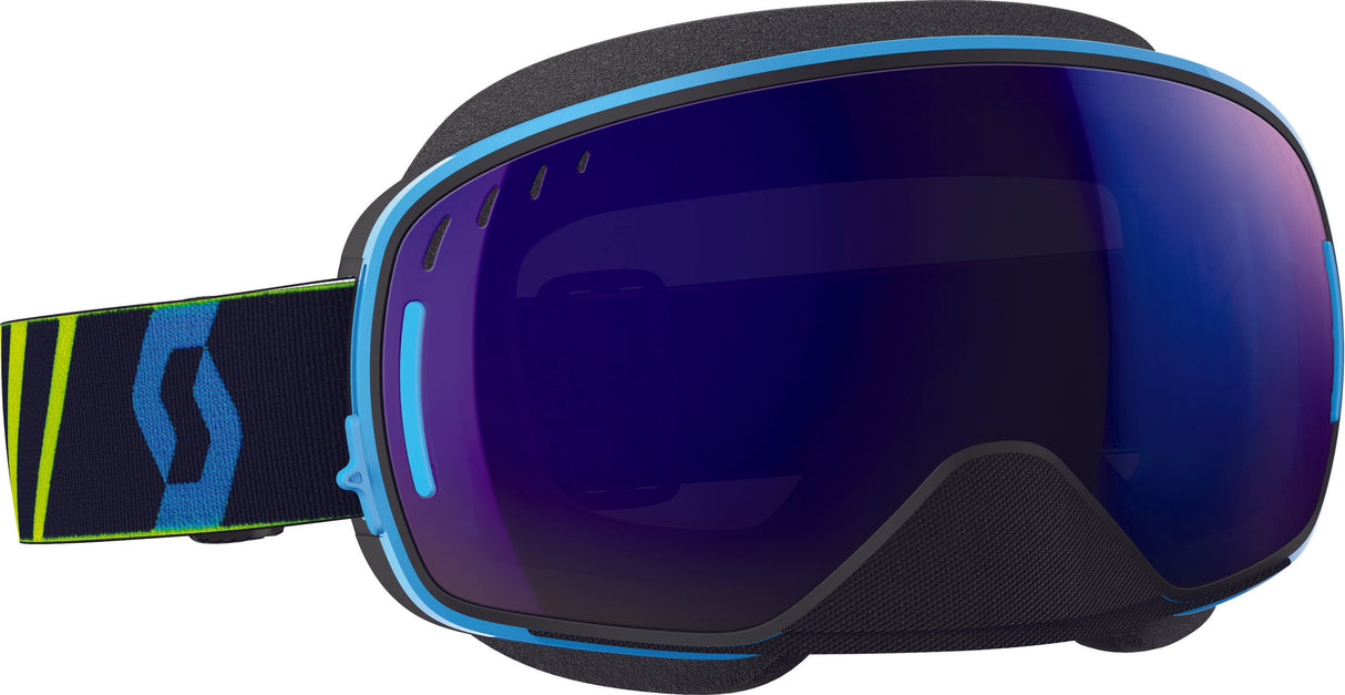 SCOTT Lcg Sno-X Goggle Blue/Yellow W/Illuminator Red Lenses 246437-1054300