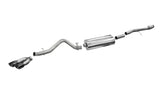 Corsa 14 GM Sierra/Silverado 1500 Crew/Dbl / Short/Std. Bed 6.2L V8 Black Sport Single Side CB Exht 14866BLK