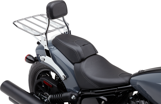 COBRA Detachable Backrest - Mini - Chrome - Chieftain 502-2012