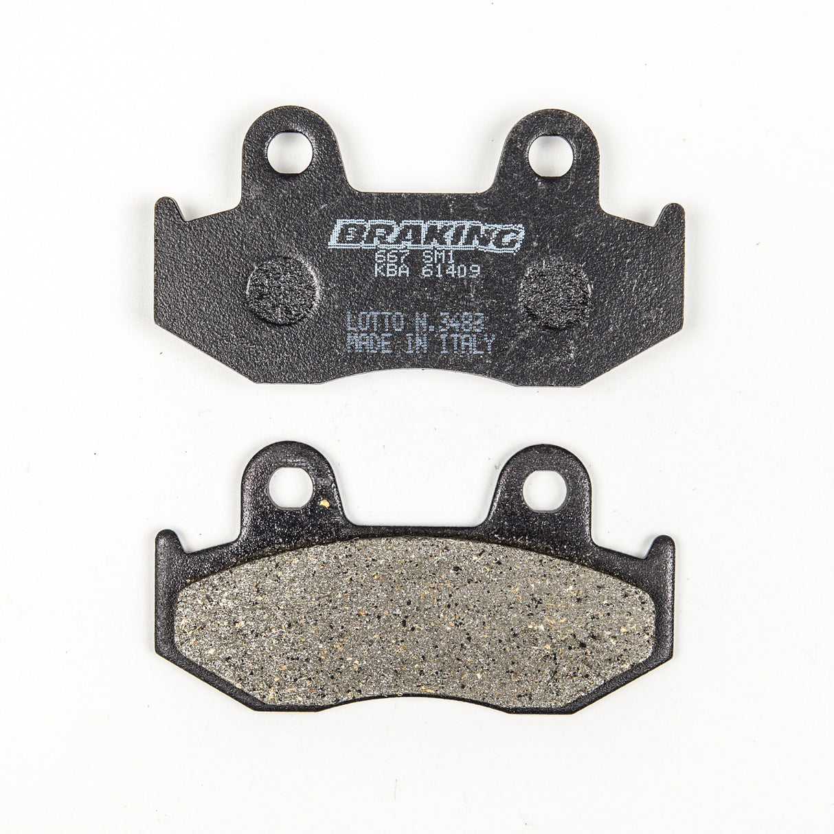 BRAKING Brake Pad Set Semi-Metallic 667SM1
