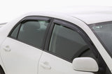 AVS 09-13 Toyota Corolla Ventvisor In-Channel Front & Rear Window Deflectors 4pc - Smoke 194073