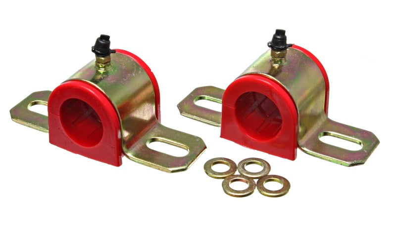Energy Suspension 15/16in Greaseable S/B Set - Red 9.5160R