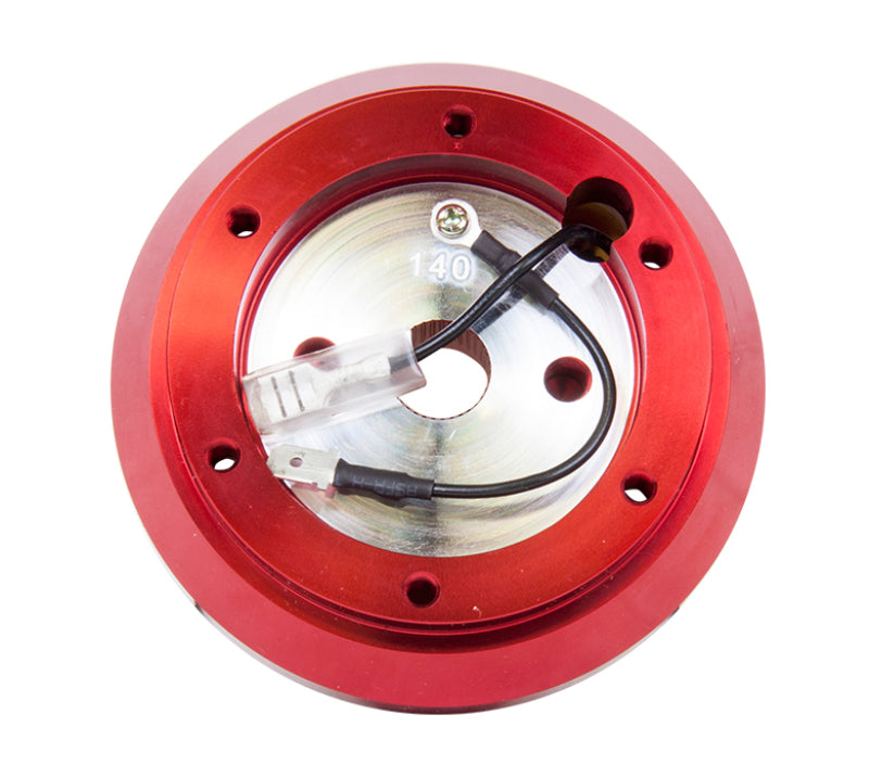 NRG Short Hub Adapter S13 Nissan 240 - Red SRK-140H - RD